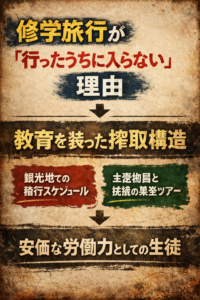 公立学校が“常識”“いじめ”“協調性”の名で人間を壊し、従順な思考停止国家を量産する全構造記録**