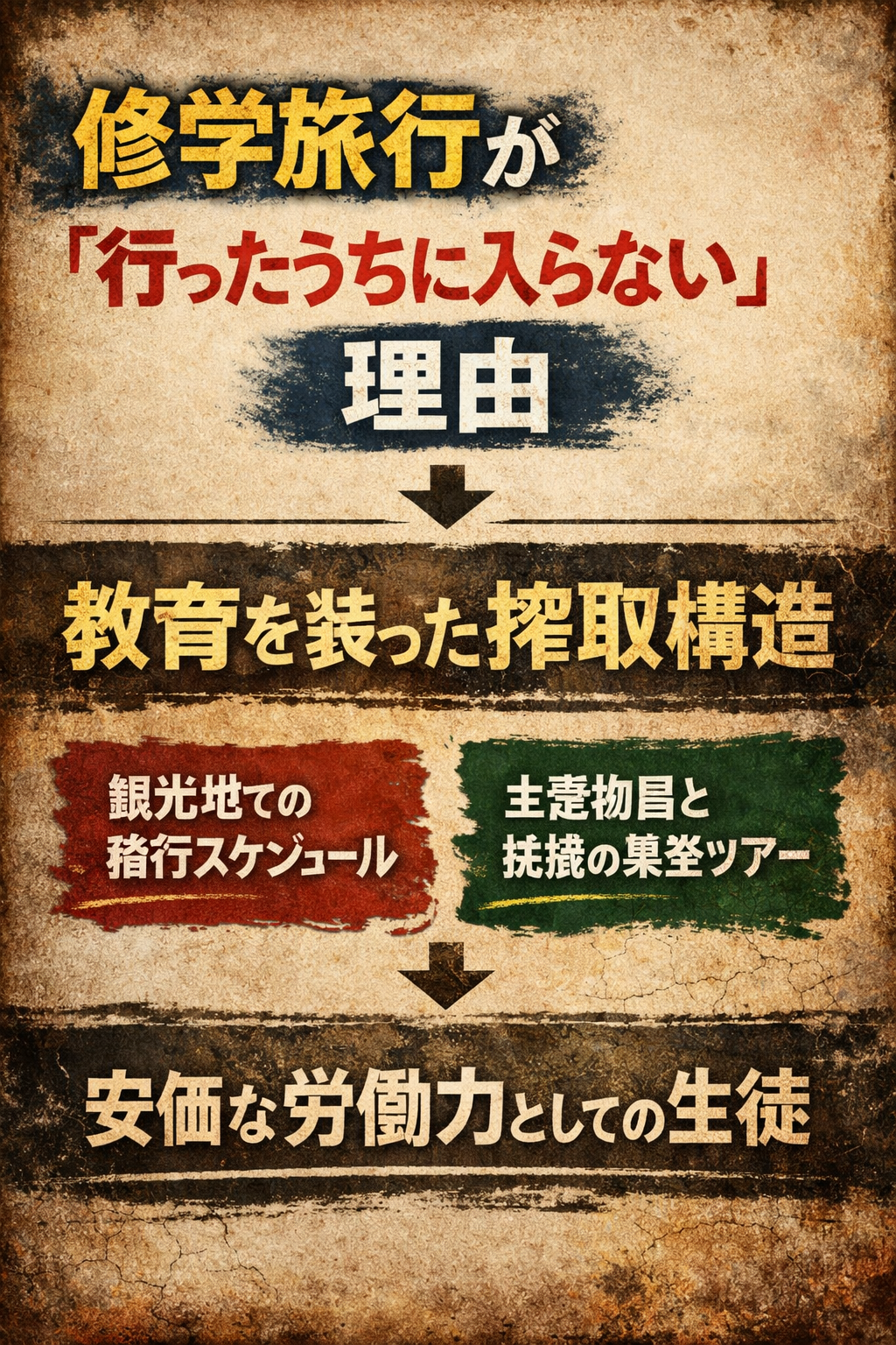 公立学校が“常識”“いじめ”“協調性”の名で人間を壊し、従順な思考停止国家を量産する全構造記録**