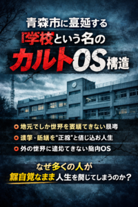 【青森市立佃中学校】接触した時点で負け――学校空間にいた“危険な抜け殻”たち